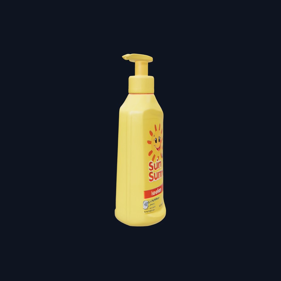 Sunny Lotion Bottle model pack